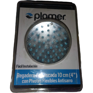 Regadera Plomer Cascada 4" Azul Pr-c310