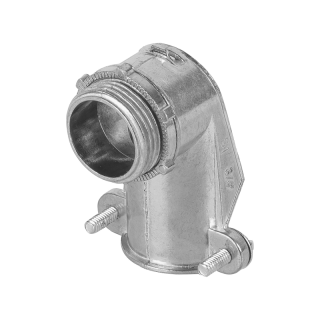 Conector Tubo Flexible 3/4" Curvo Voltech Ctf-3/4c