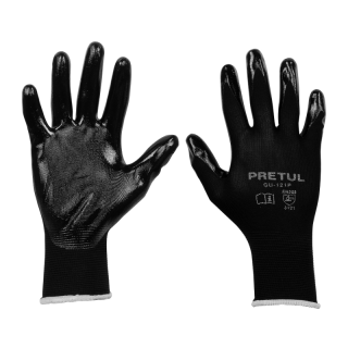 Guantes Recubiertos De Nitrilo Chicos Pretul Gu-121p