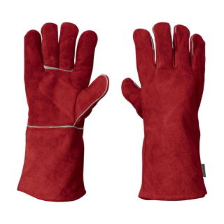 Guante Rojo De Carnaza Soldador Truper Gu-505