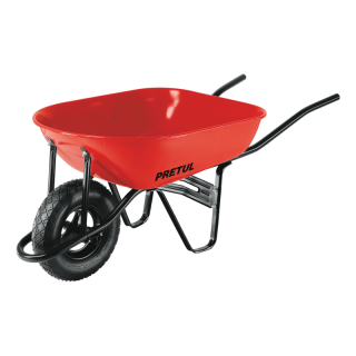Carretilla Pretul Roja Llanta Neumatica 5.5ft3 Cap-50nb