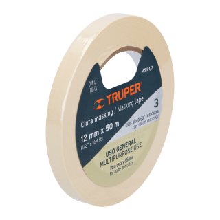 Cinta Masking Tape 1/2" X 50 M Truper Msk-1/2