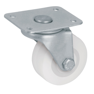 Rodaja De Polietilieno Giratoria De 2" (30kg) Fiero Ro-221