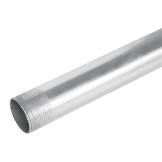 Tubo Galvanizado Para Mufa Con R De 1-1/4"  (3 Ml) Volteck Tc-1-1/4-g