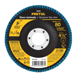 Disco Laminado 4-1/2" G-80 Pretul Dlp-2718