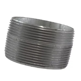 Niple Galvanizado  De 3 X 3  Cuerda Corrida