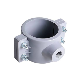 Abrazadera Pvc Roscada Hidraulica 2" X 1/2"