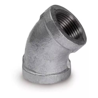 Codo Galvanizado  45 Reforzado De 3" 43020018