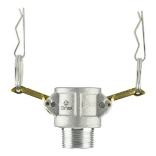 Conector Hembra Cuerda Macho Tipo B 1-1/2" Kb150al