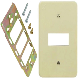 Placa Marfil Plastico Royer 1 Ventana 069-5321