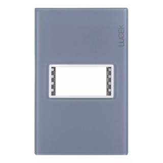 Placa Habitat 1 Ventana Gris