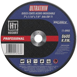 Disco Para Corte Metal 7" Hecort 11-0115