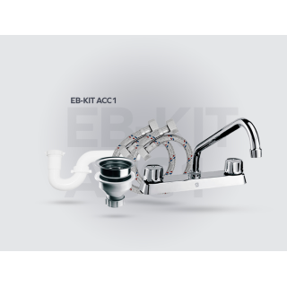 Kit Completo De Accesorios Para Fregadero (incluye Llave  Mezcladora)