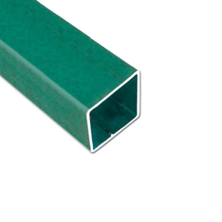 Perfil Cuadrado 1-1/4" Zintro Verde C-20 Ac125