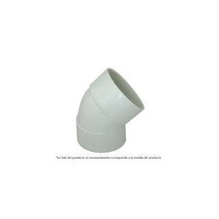 Codo Pvc Sanitario De 2" X 45?