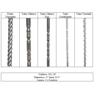 Tubo Modulado 1mt Cal 18 2"