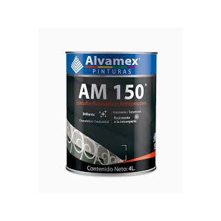 Esmalte Anticorrosivo Am150 Blanco Brillante (1lt) Alvamex Am150l