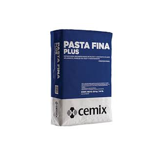Pasta Fina Plus Cemix Con Sellador Integrado (saco De 20kg)