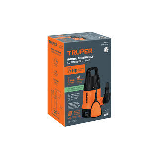 Bomba Sumergible Plastica Para Aguas Sucias De 1/2hp Truper Bos-1/2sp (103733)
