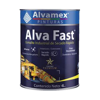 Esmalte Industrial Anticorrosivo Alvafast Secado Rapido Blanco Sr2700l