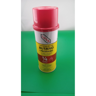 Cartucho De Gas Butano/propano 1/4 De Vuelta 220gr/444ml Iusa (618228)