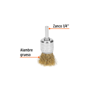 Carda Copa Para Taladro De 1" Truper Com-1 Alambre Grueso