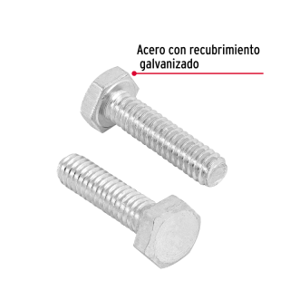 Tornillo Galvanizado  Maquina 1/4x1 Torm-1/4x1 Truper