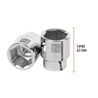 Dado Cuadro 3/4 Hexagonal Std 1-5/16 D-5542-h