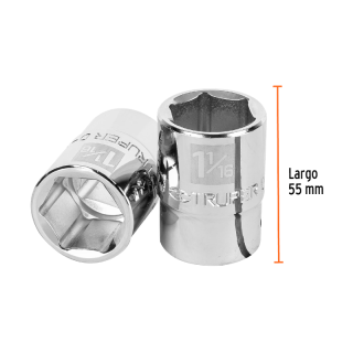 Dado Cuadro 3/4 Hexagonal Std 1-1/16 D-5534-h