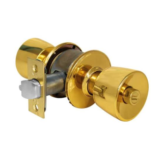 Cerradura Pomo Tul Para Entrada Laton Bril Tul-lb-ep