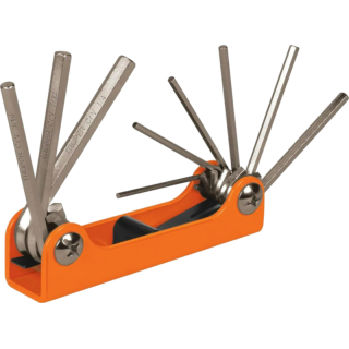 Juego  7 Llaves Allen Mm Tipo Navaja Truper All-7m