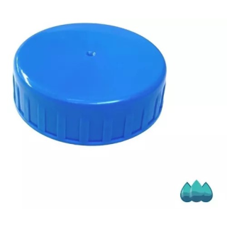Tapa Rosca Para Garrafon #49 Azul Corta
