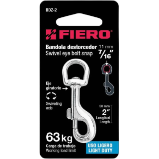 Bandola Destorced De Zinc 2" Bdz-2