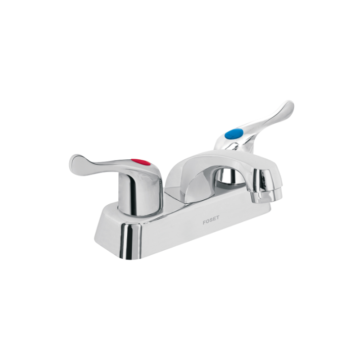 Mezcladora Para Lavabo  4" De Abs Cuello Corto Foset Mp-048p