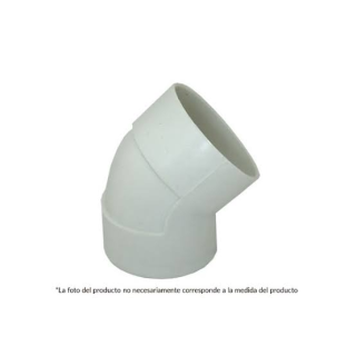 Codo Pvc Sanitario De 4" X 45  08318