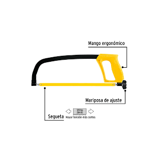Arco De Solera Para Segueta Negro Pretul Aps-12