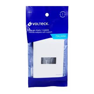 Placa 1 Modulo L. Italiana Blanco Ppse-ib