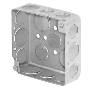 Caja Cuadrada Galvanizado  Economica 4"x4" (3/4) Cch-4x4e