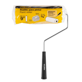 Rodillo Para Pintar 9" X 3/4" Semirugoso Pretul Ropi-920p