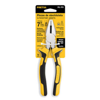 Pinza Para Electricista De 7" Comfort Grip Pretul Pel-7px