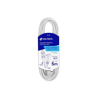 Extension Domestica Blanca Volteck 5mts Ed-5b