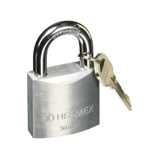 Candado Metalico 50mm Corto En Caja Hermex Ch-50