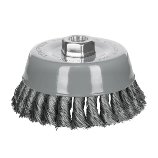 Carda Copa Trenzada 5" X 5/8" Truper Ct-612 Alambre Fino