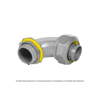 Conector Curvo Liquid Tight 3/4" Voltech Clq-3/4c