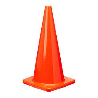 Cono Naranja De Precaucion De 70cm Pretul Cono-70p
