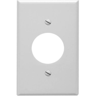 Placa De Abs Para Contacto Industrial Redondo Marfil Volteck Ppse-s