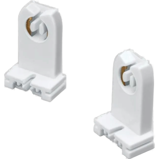 Portalampara De Plastico Base G13 Bipin 2pzas Voltec Popl-15