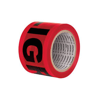 Cinta Delimitadora Roja Peligro 100mts Truper Cide-102