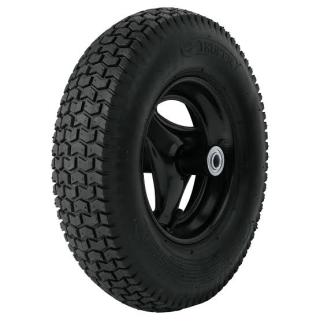 Llanta Completa Reforzada Con Rin, Eje Y Baleros Truper Rn