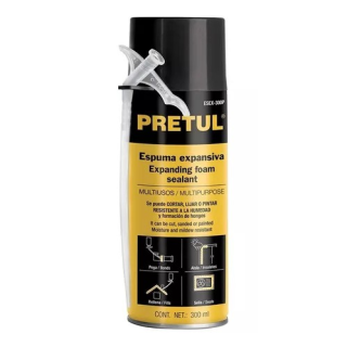 Espuma Expansiva Poliuretano 300ml Pretul Esex-300p